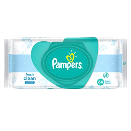 PAMPERS  BABY WIPES 64 WIPES